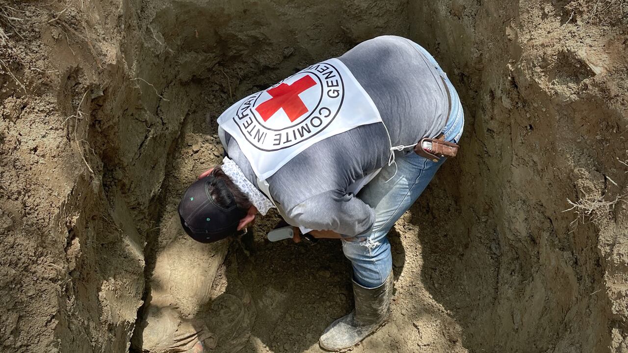 La Cruz Roja encontró los restos óseos de tres personas desaparecidas hace 16 años