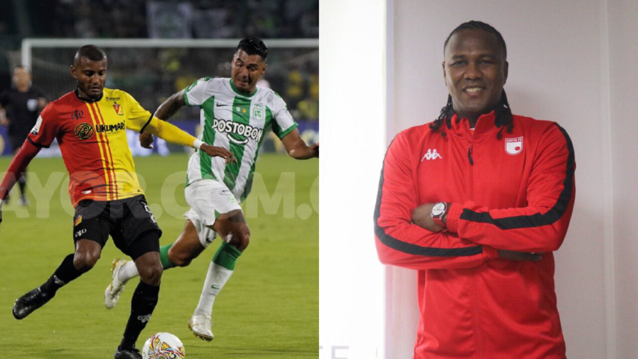 Nacional, Hugo Rodallega. Foto: Dimayor//Prensa Santa Fe