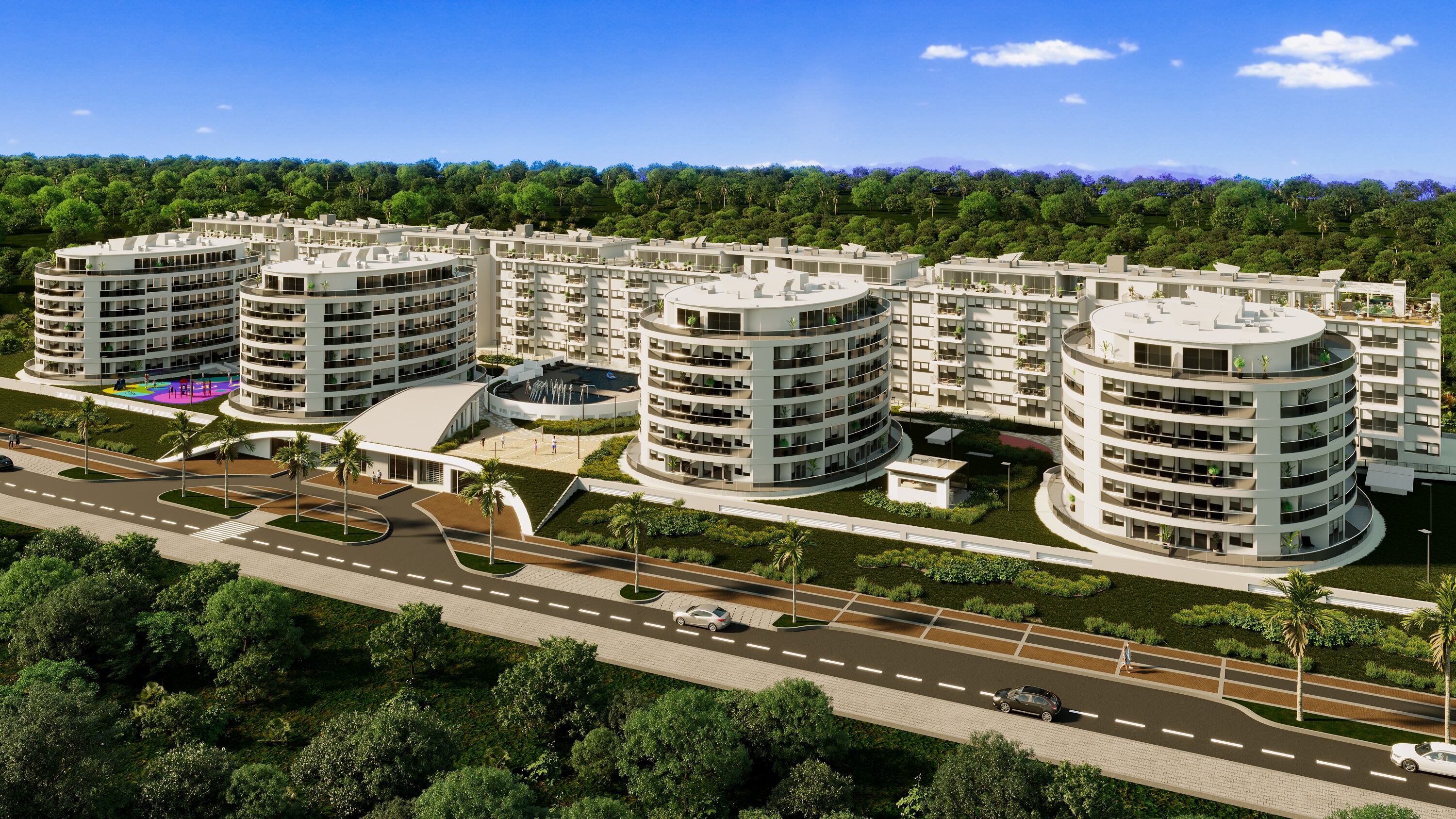 Castelo, ubicado en el complejo Serena del Mar, en Cartagena, recibió el Premio BIM a la excelencia.