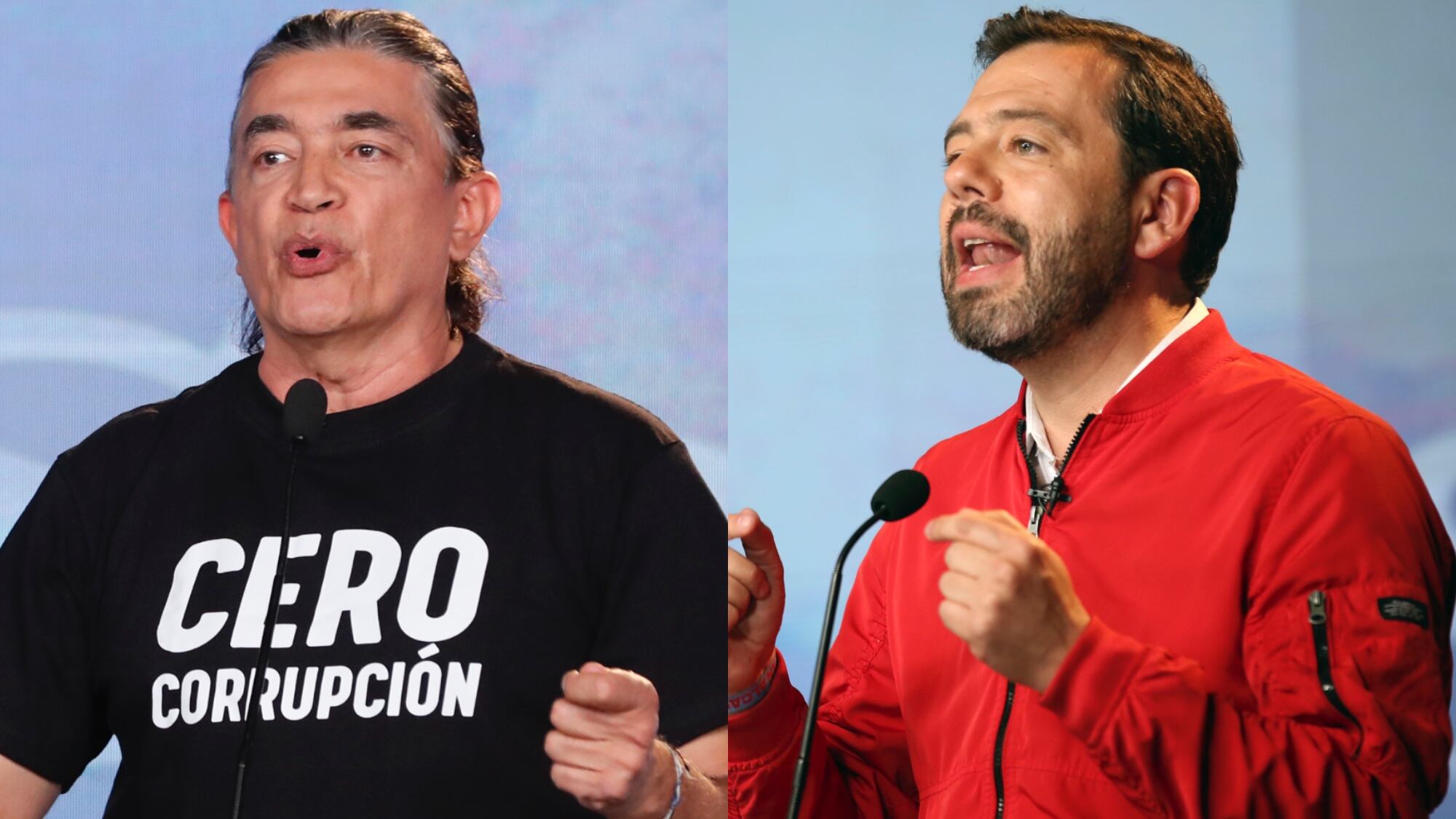 Carlos Fernando Galán y Gustavo Bolívar.