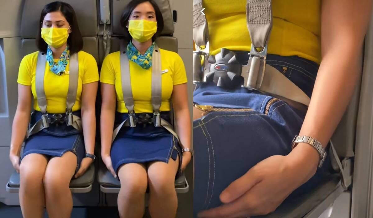 La azafata confesó por qué es una práctica habitual de ella y sus compañeros