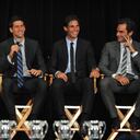 Novak Djokovic, Rafael Nadal y Roger Federer.