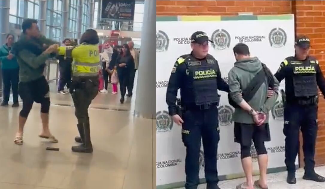 El sujeto se encuentra detenido en la estación de la terminal aérea a la espera de su judicialización.