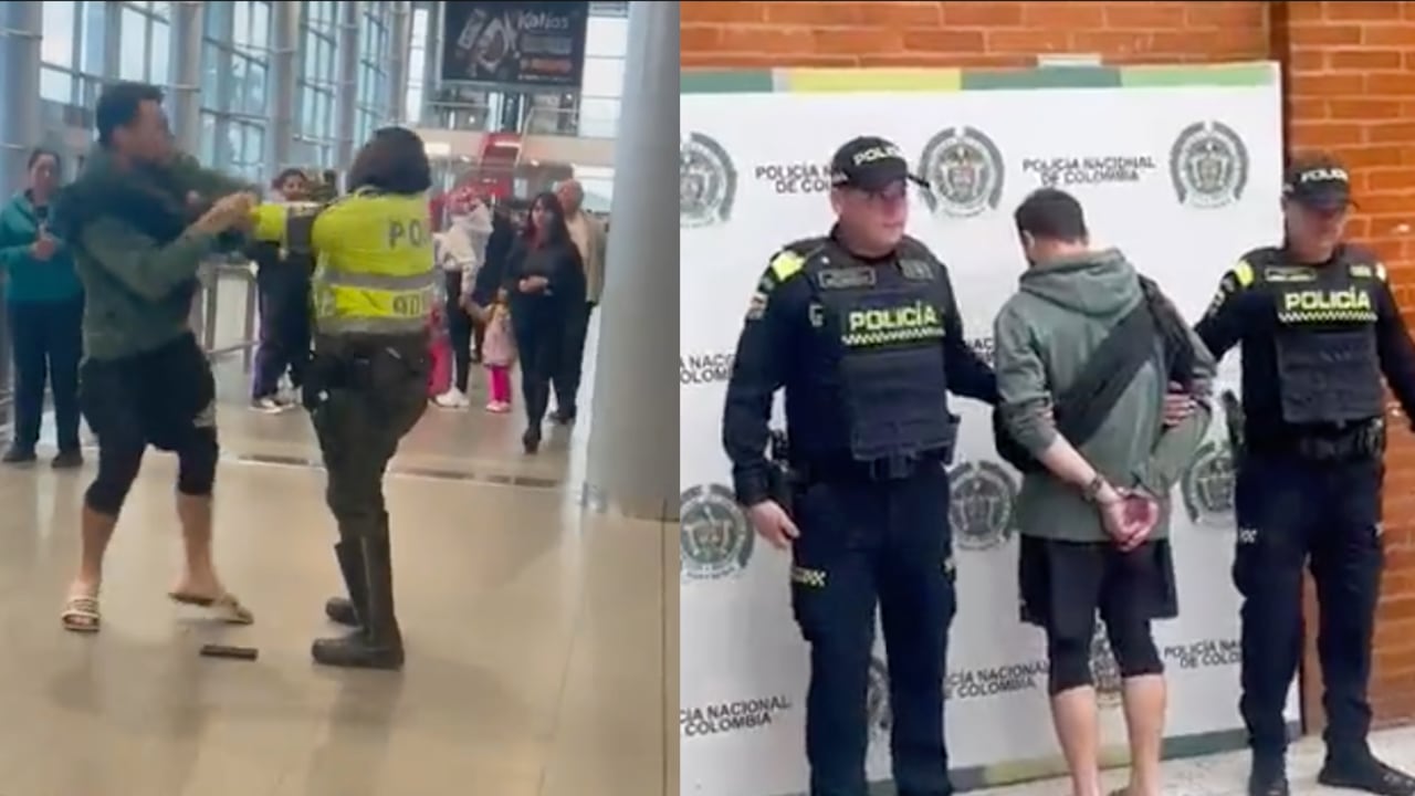 El sujeto se encuentra detenido en la estación de la terminal aérea a la espera de su judicialización.