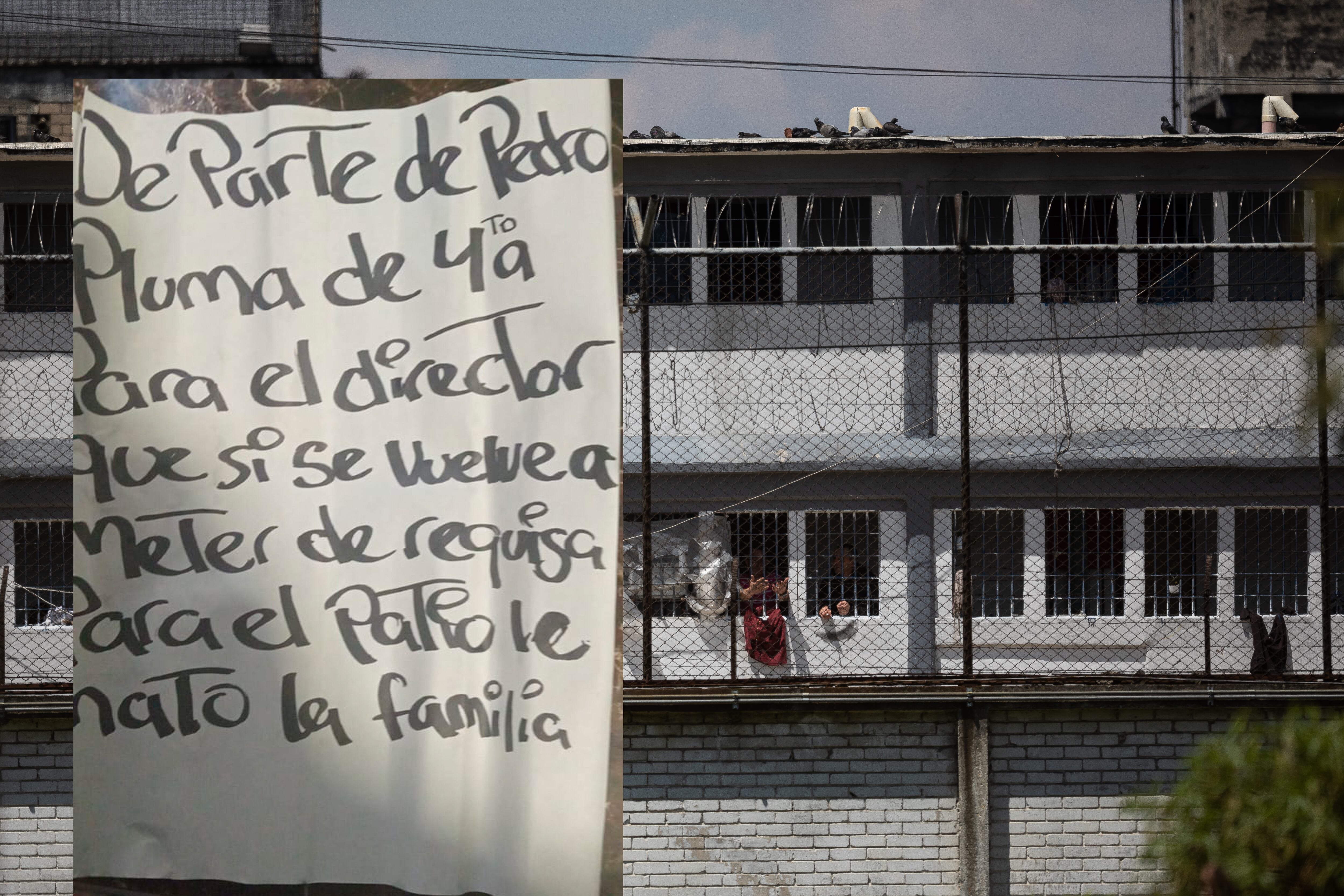 Cárcel La modelo 
Amenazas Director