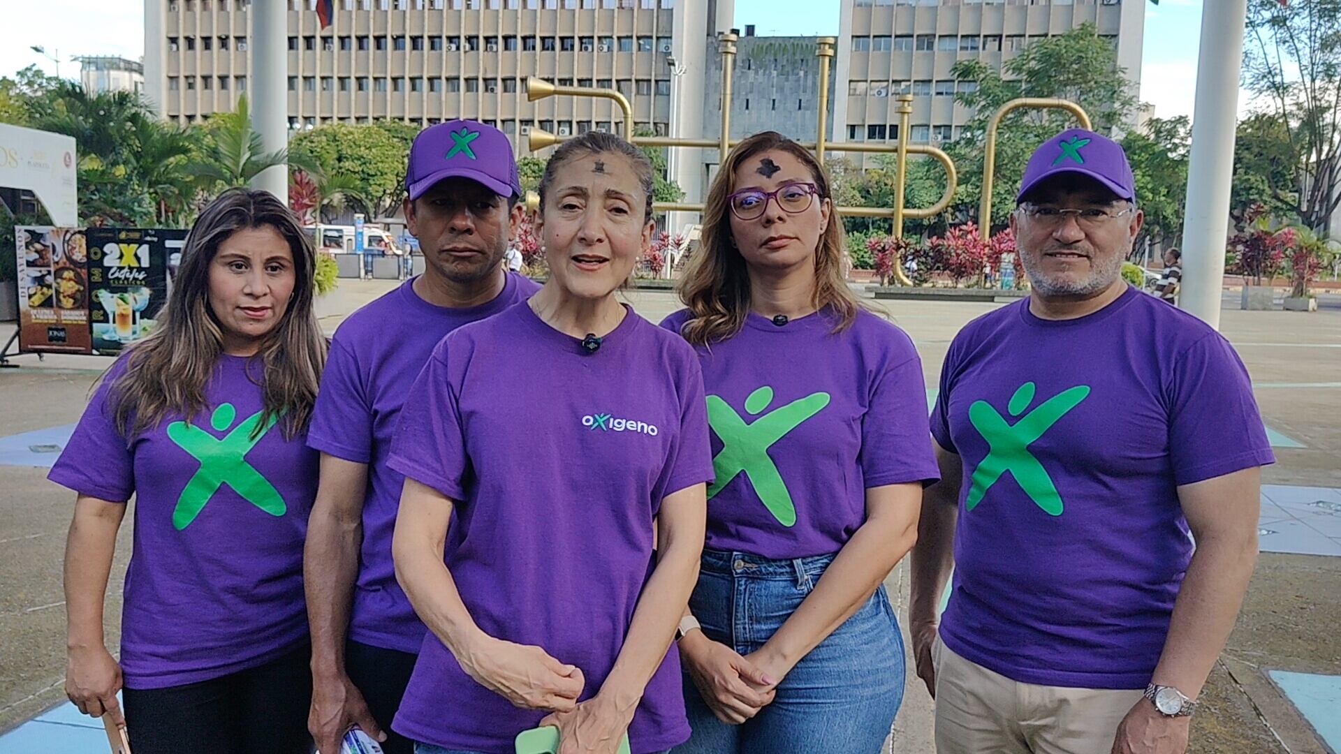 Ingrid Betancourt, en campaña política en Cali. Partido Oxígeno