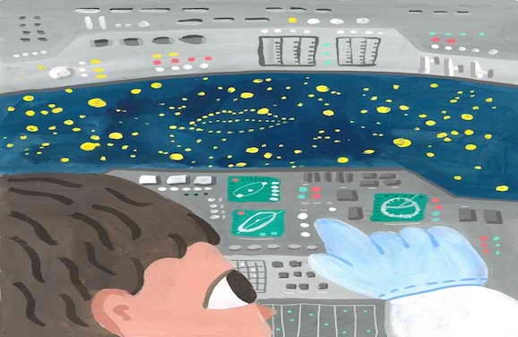 Ilustración de La Watson para 'El universo humano', de Elmo Valencia.