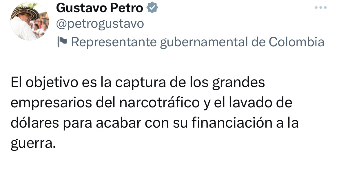 Trino presidente Gustavo Petro