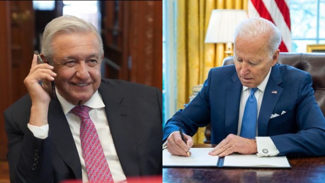 Joe Biden y Andrés Manuel López Obrador