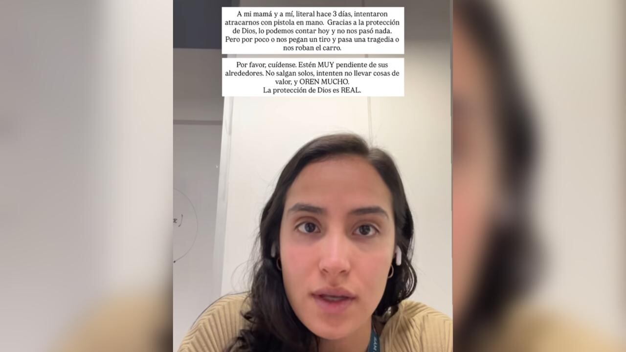 Michelle García Zárate, contó como fueron los momentos de angustia que vivió junto a su mamá.