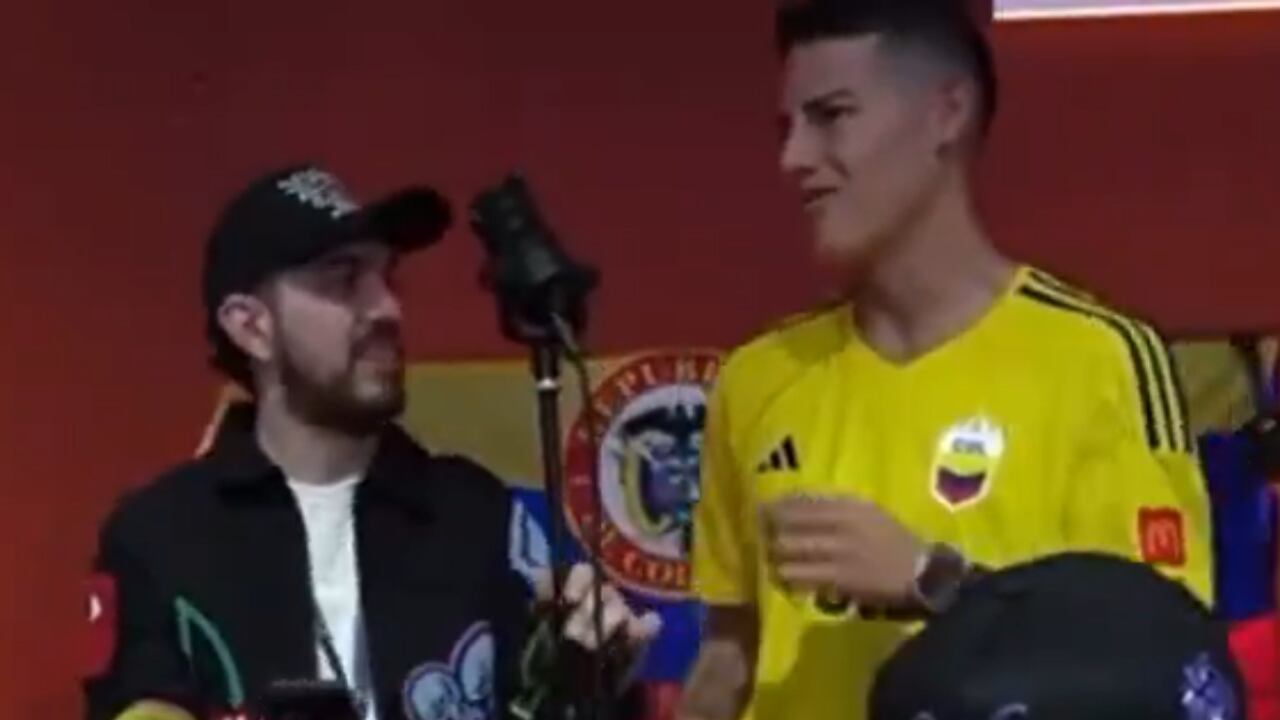 James Rodríguez confesó que estará en Colombia
