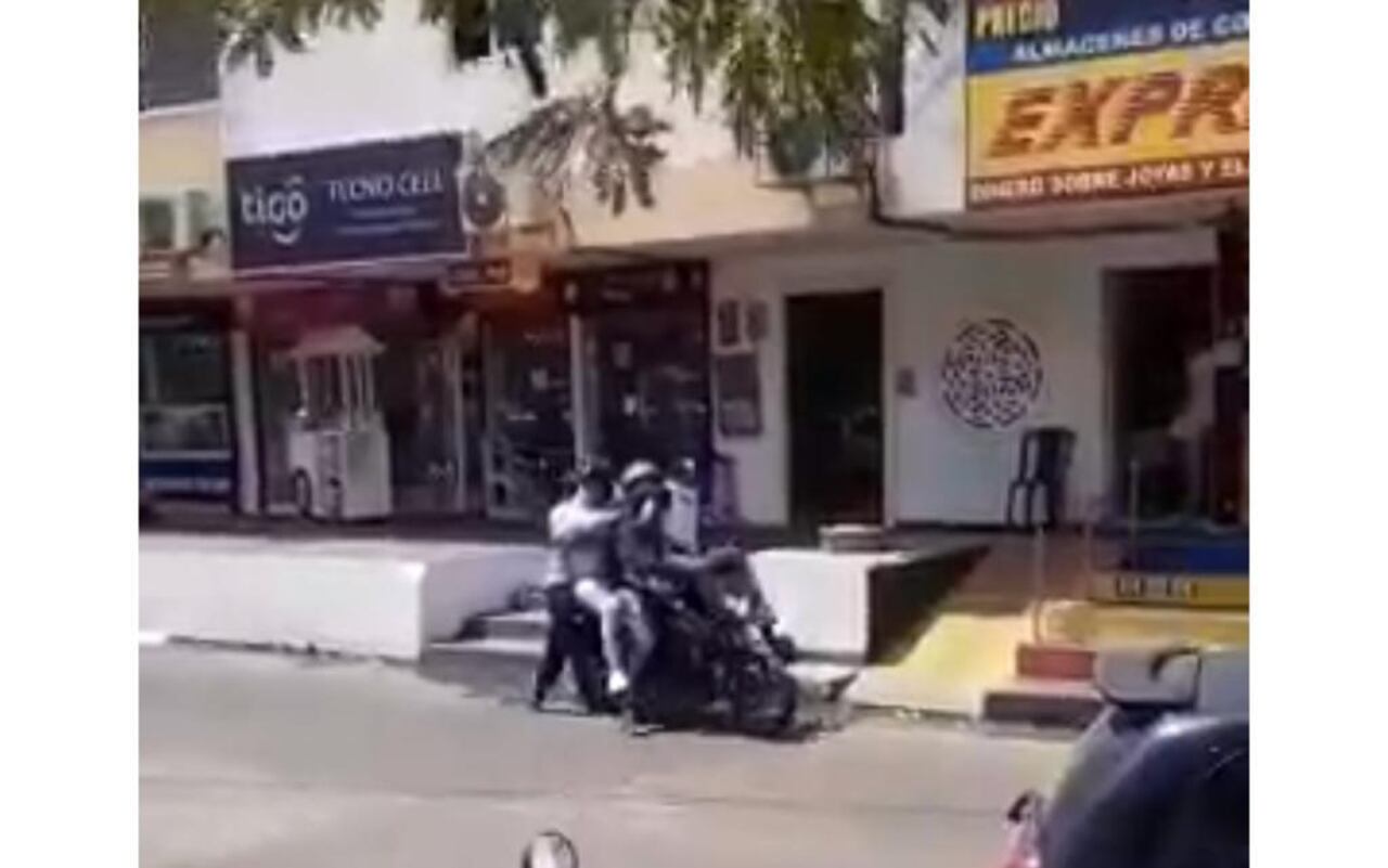 Intento de robo con mazo en Barranquilla