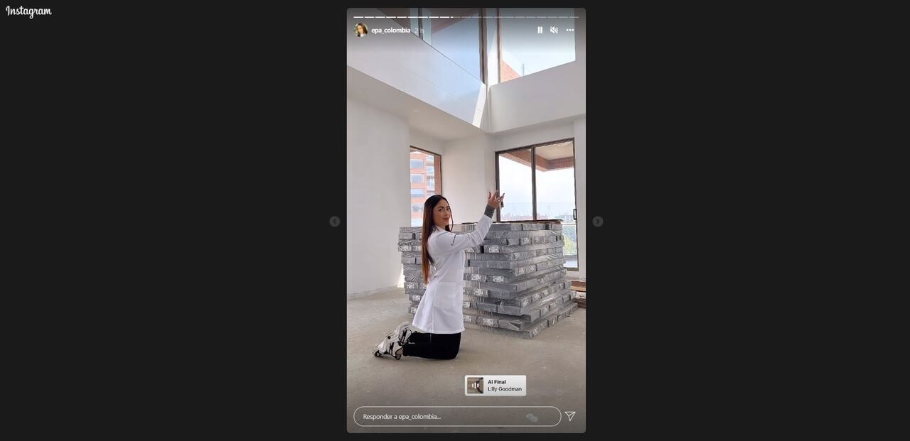 Epa Colombia mostró imágenes de su nuevo apartamento en Bogotá