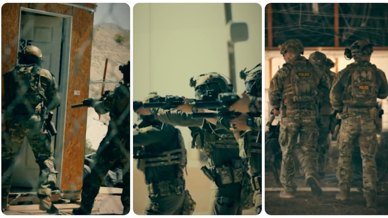 Las imágenes fueron publicadas en las redes sociales del DHS