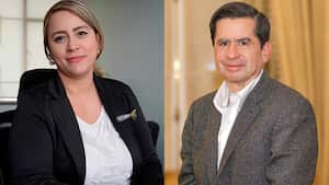 Amelia Cotes y Juan Fernando Cristo.