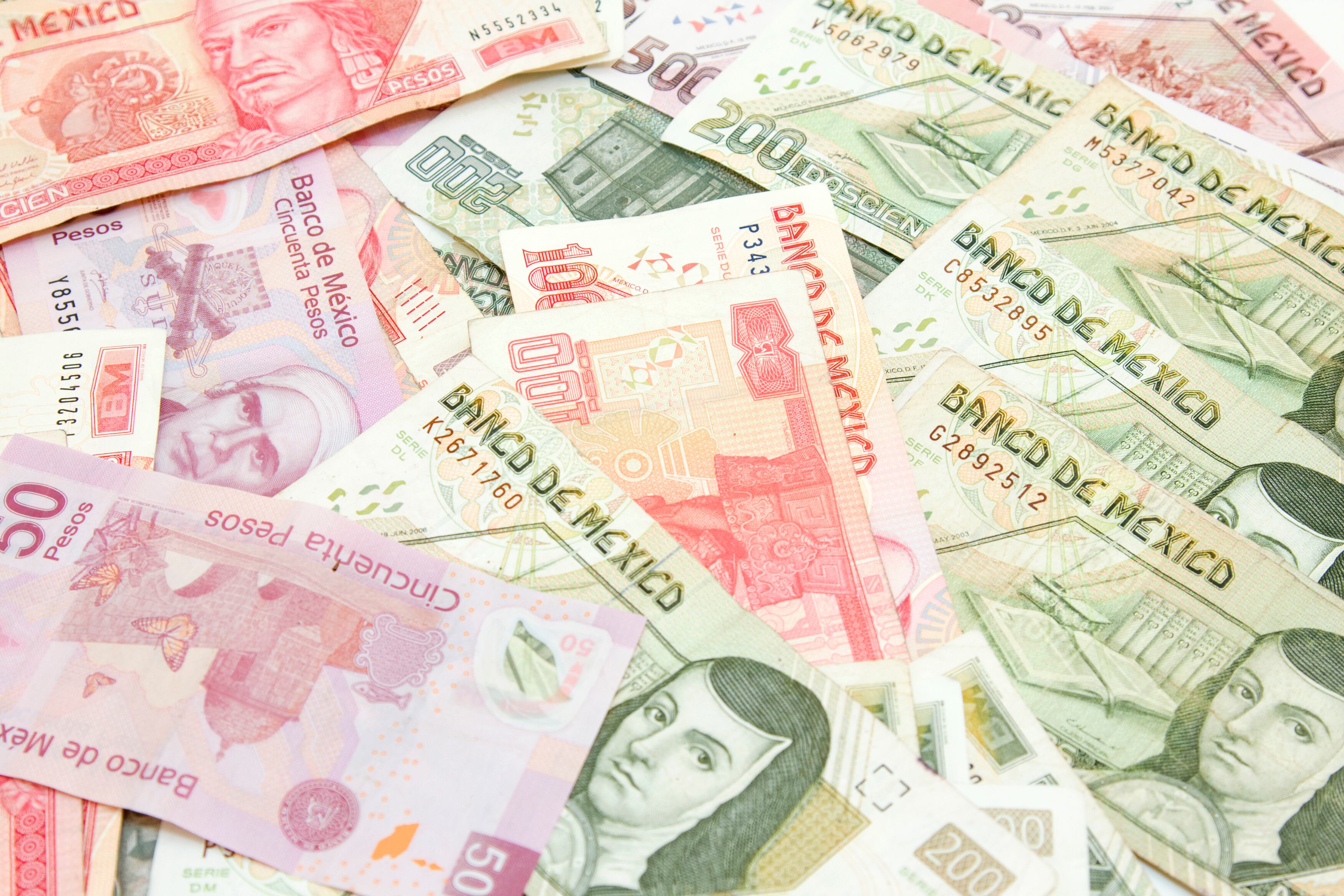 mexican pesos bills