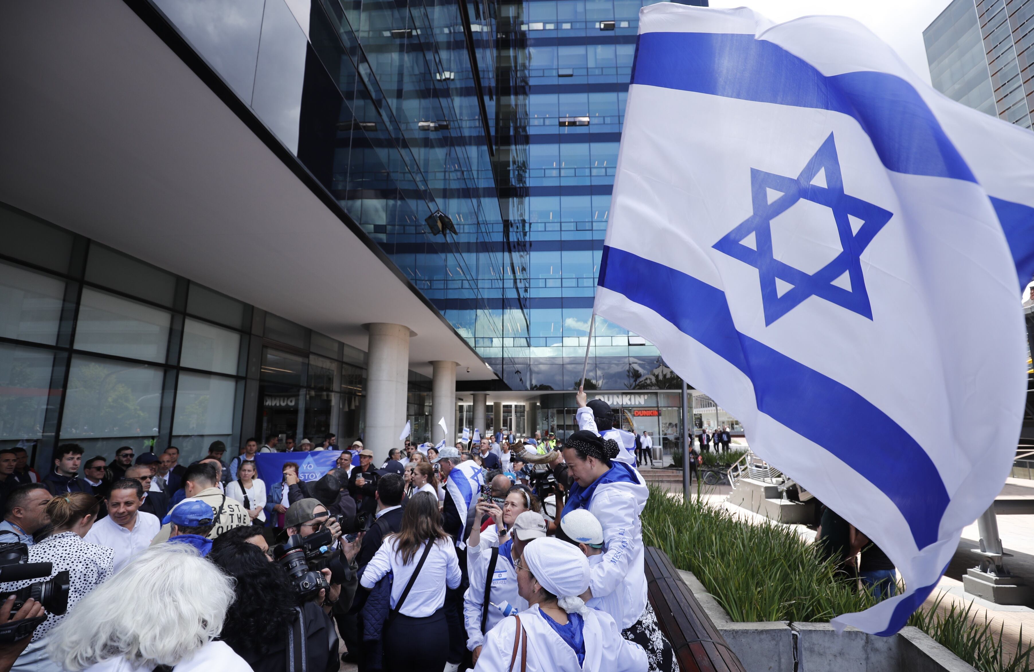 Plantón de apoyo y solidaridad con el pueblo de Israel