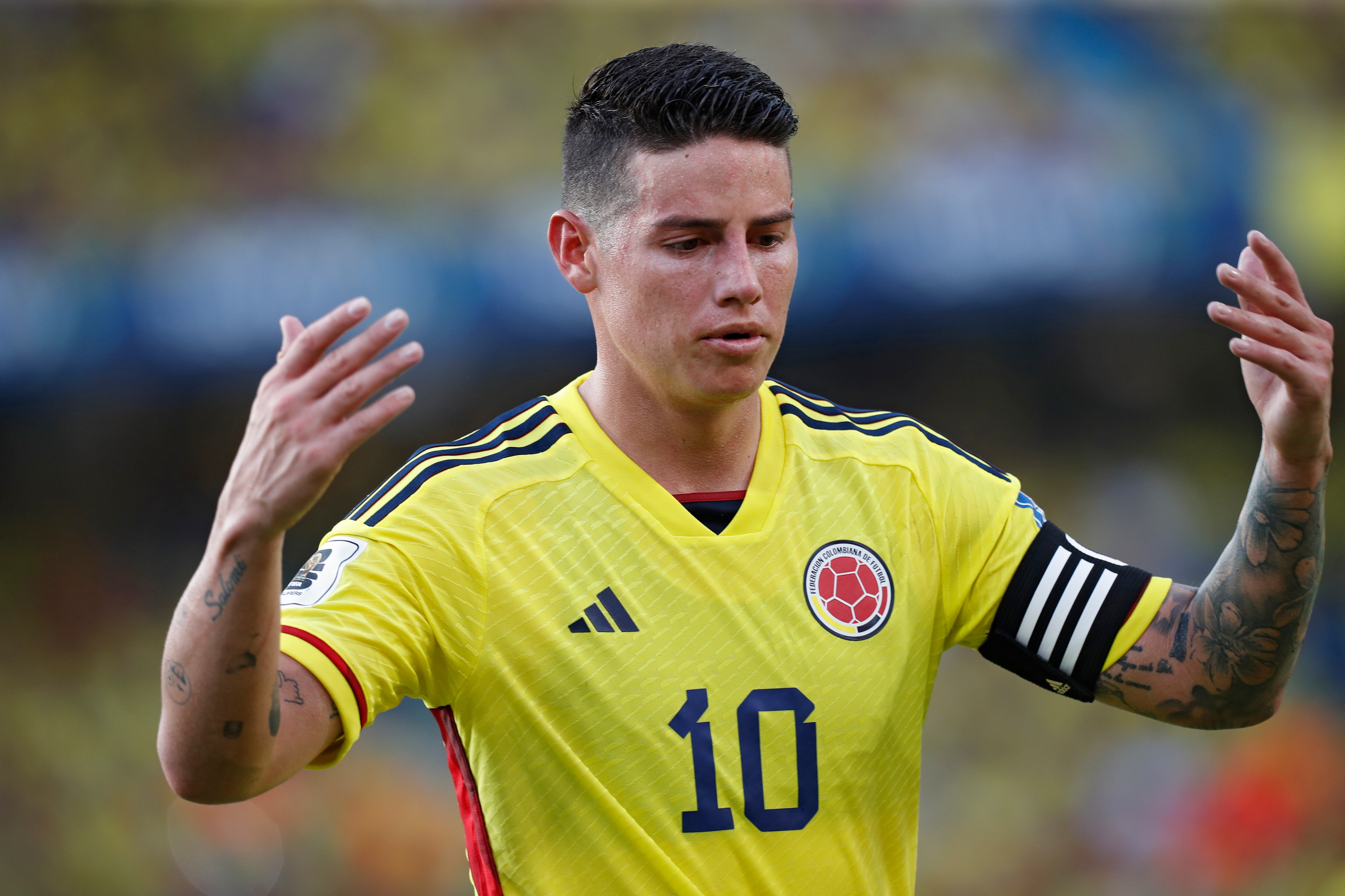 James Rodríguez marcó  gol con la Selección Colombia ante Uruguay en las Eliminatorias Sudamericanas al Mundial 2026
Barranquilla octubre 12 del 2023
Foto Guillermo Torres Reina / Semana