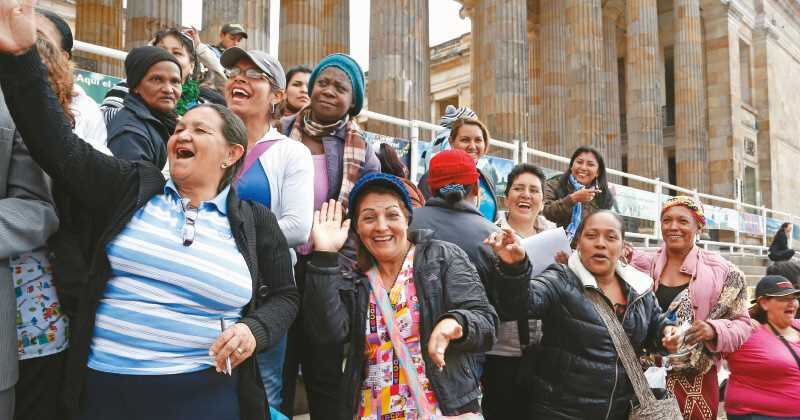 Las madres comunitarias han realizado en los últimos años varias protestas para exigir derechos laborales y pensionales.