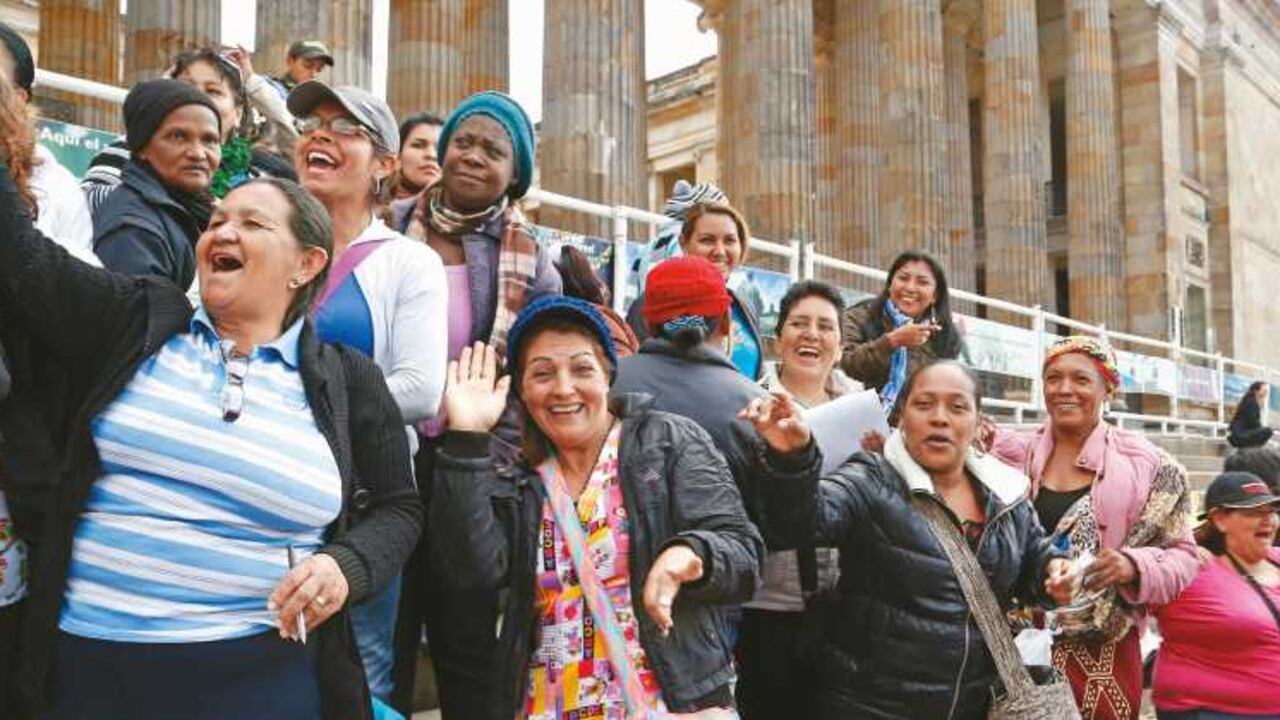 Las madres comunitarias han realizado en los últimos años varias protestas para exigir derechos laborales y pensionales.