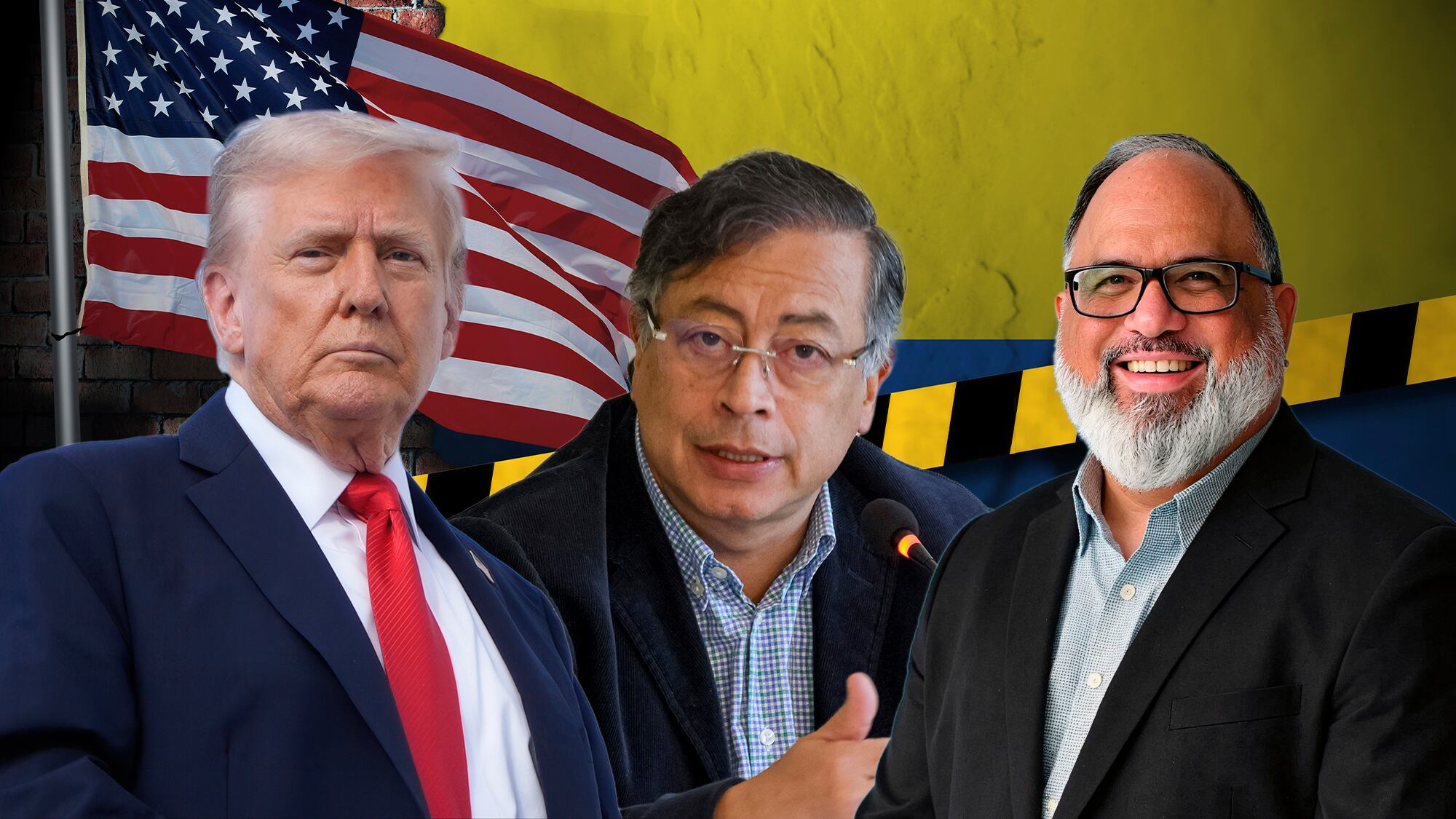 Juan Cruz, Donald Trump Gustavo Petro