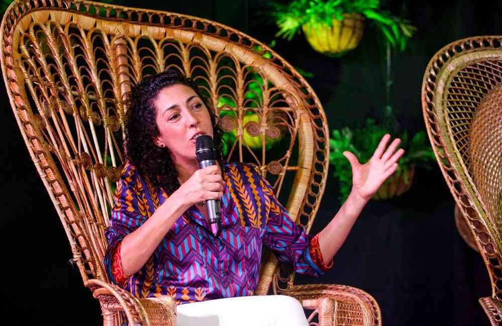 Ana María Arciniegas habla el jueves 17 de noviembre de 2016 en Quibdó, Chocó, durante Foro Economía Digital llevado a cabo en el marco del II Festival Detonante. Foto: Carlos Julio Martínez / SEMANA