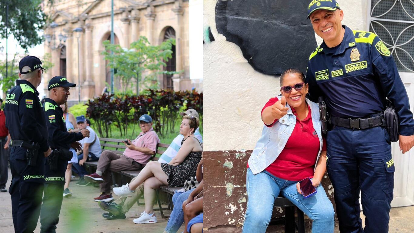 En Santander, el coronel Néstor Rodrigo Arévalo Montenegro, comandante del Departamento de Policía, reafirmó el compromiso institucional con los ciudadanos.