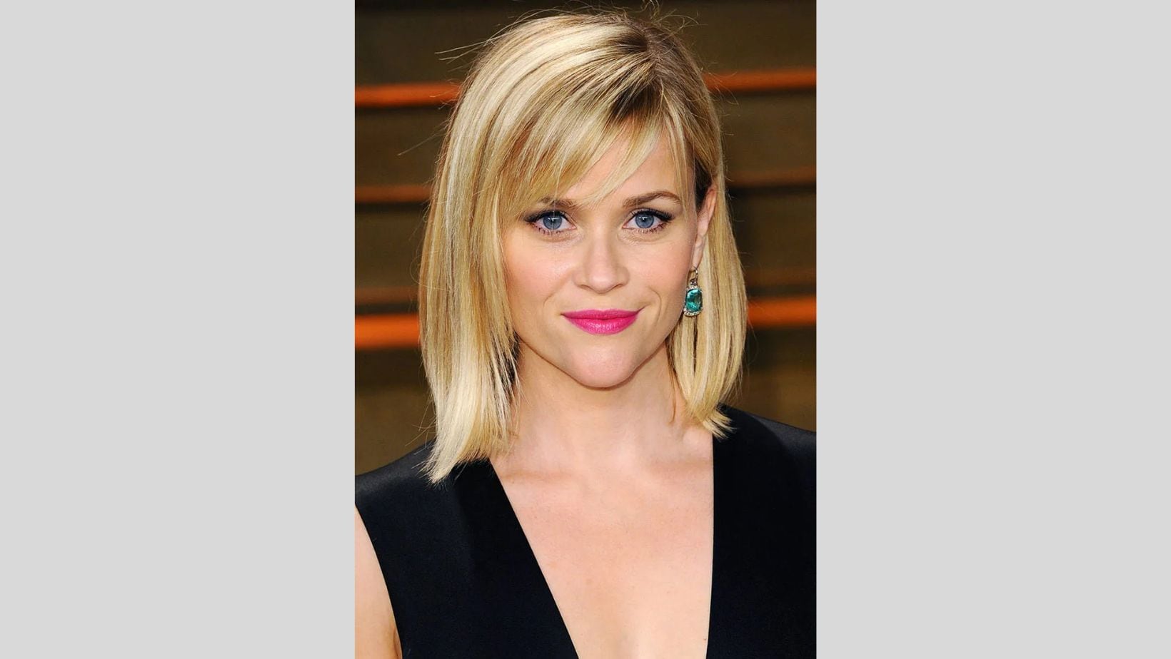 Lob con fleco de lado