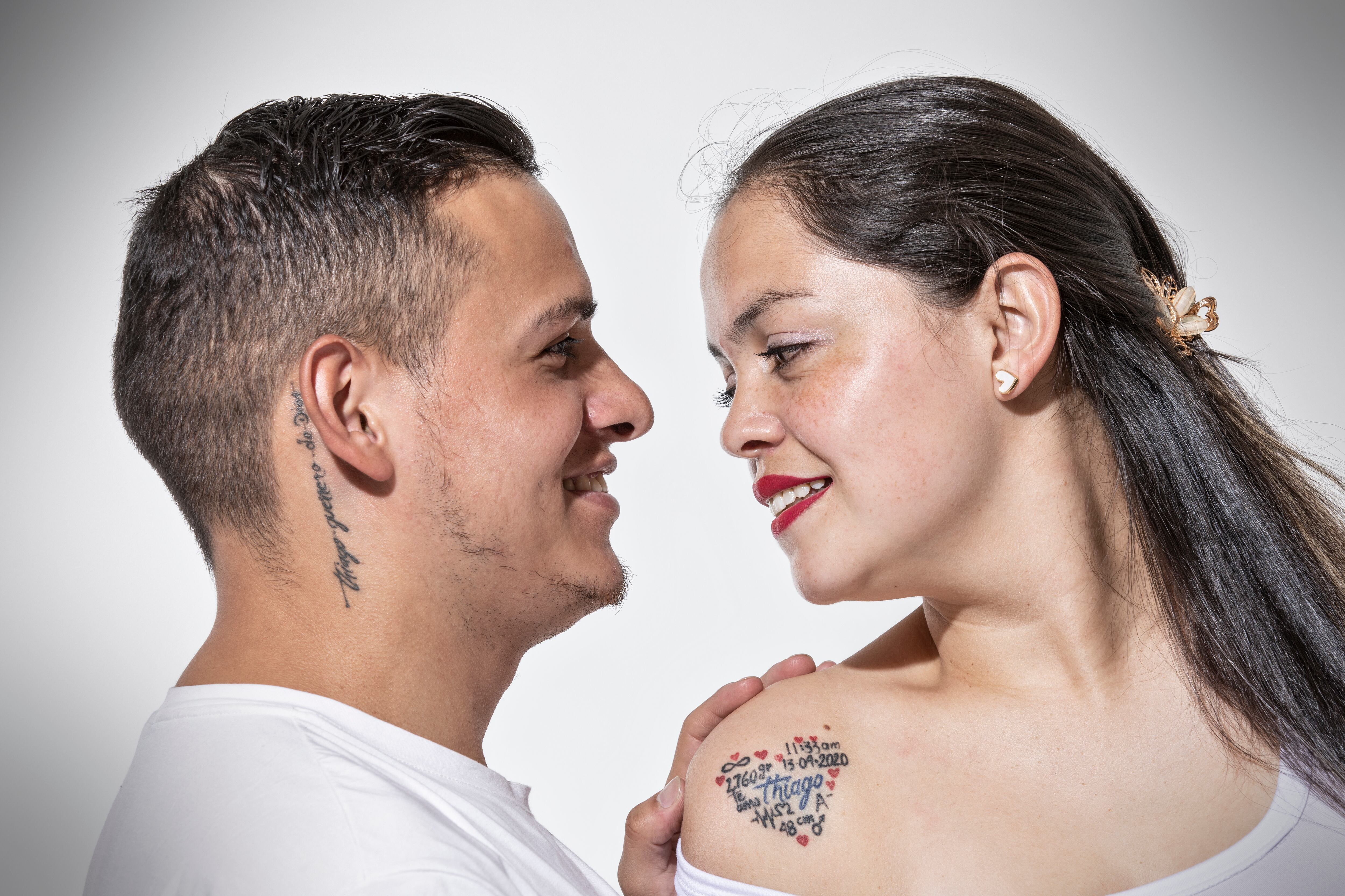 William Restrepo, Thiago Restrepo y Luz Andrea Aparicio.