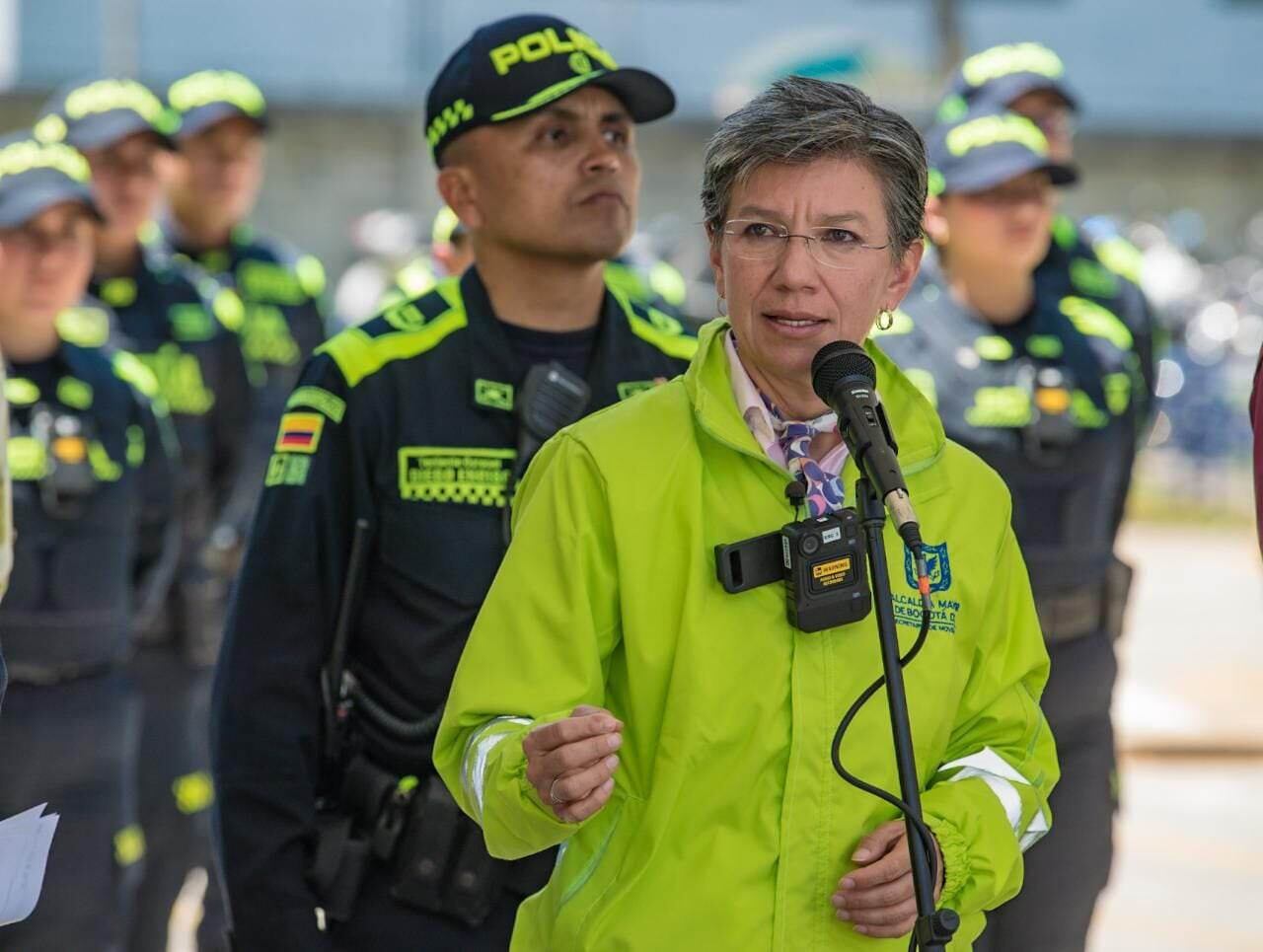 Alcaldesa de Bogotá, Claudia López.