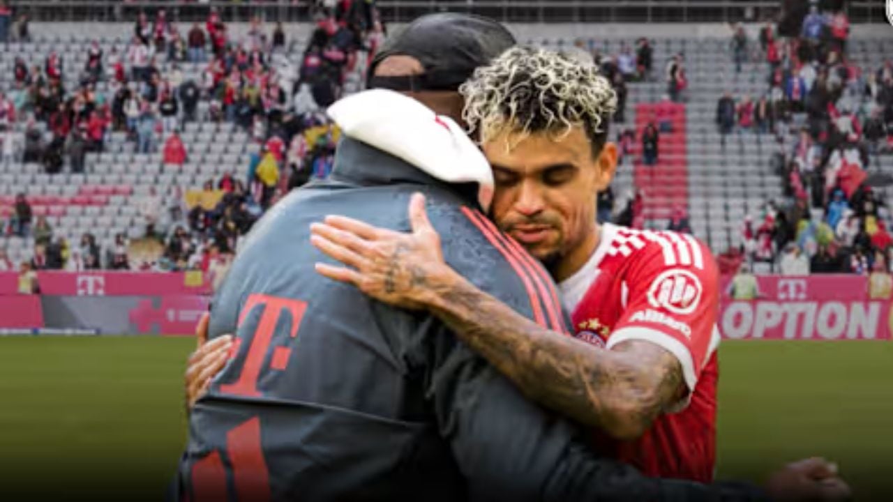 Luis Díaz con el Bayern Múnich.