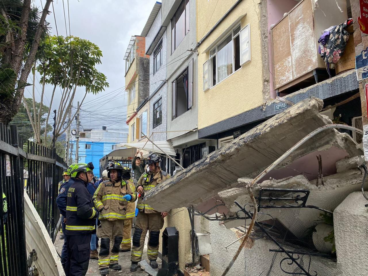 Fuerte explosión en una vivienda en el sur de Bogotá.