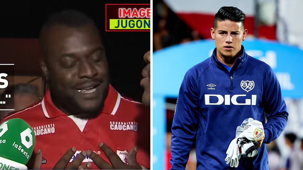 Hinchas de James Rodríguez no lo vieron un minuto con Rayo ante Girona