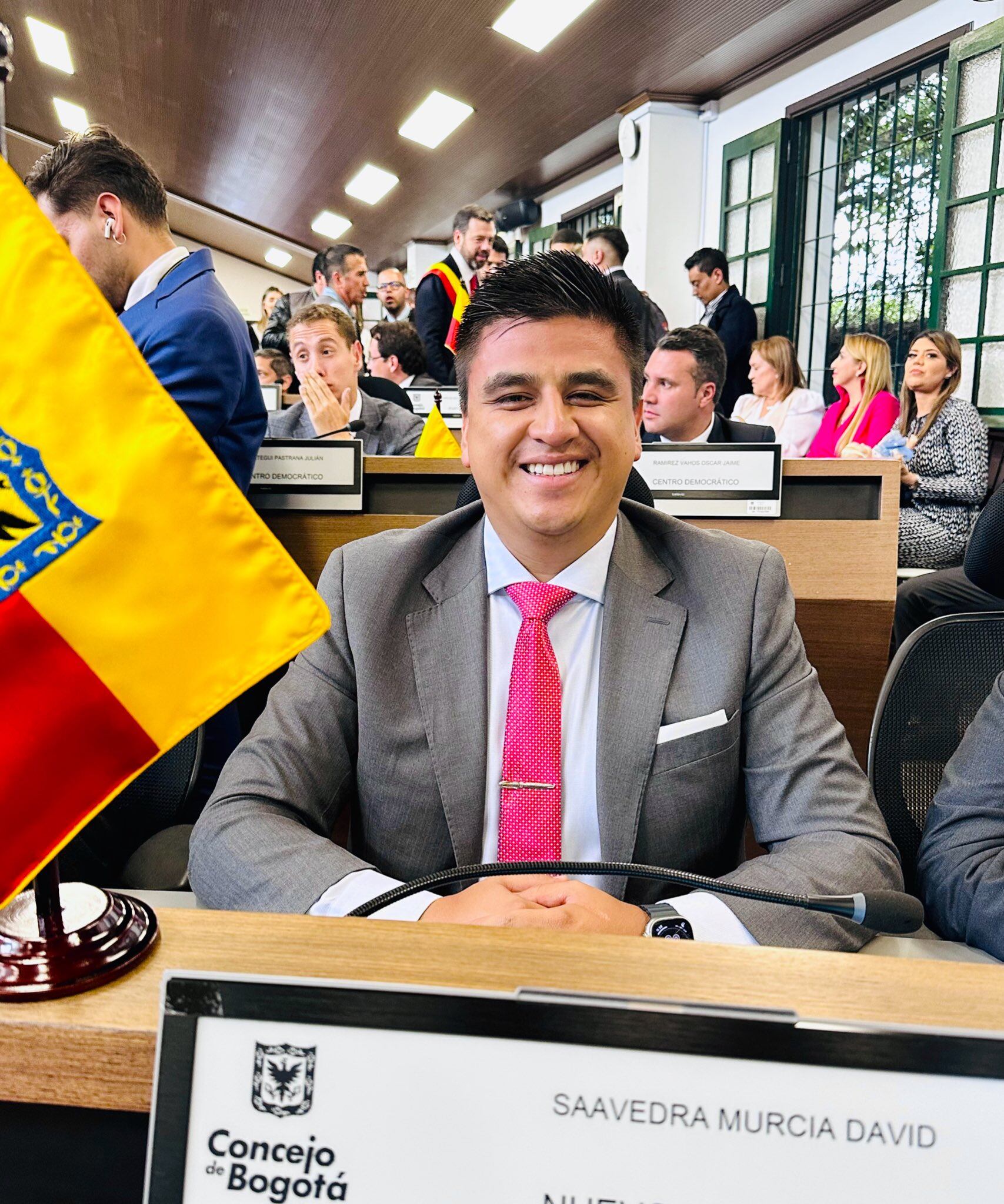 Concejal David Saavedra