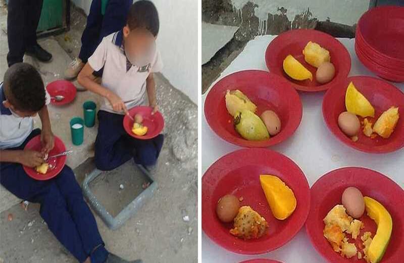  Los alimentos los entrega la Fundación Acción Social Integral. 