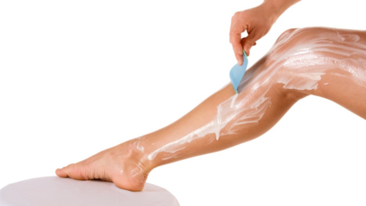 Tratamiento natural para eliminar los vellos de las piernas.