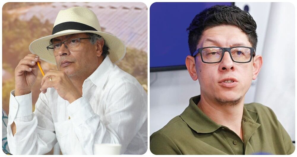 Gustavo Petro y Daniel Rojas.