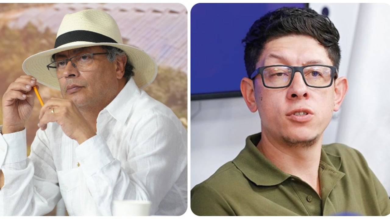 Gustavo Petro y Daniel Rojas.