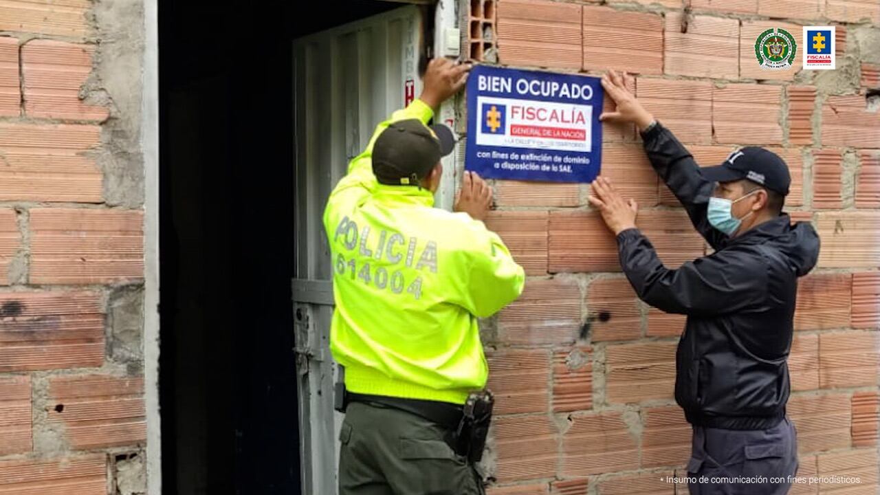 La Fiscalía ocupó con fines de extinción de dominio las propiedades que estaban bajo control de bandas dedicadas a la explotación sexual de niños en Bogotá.