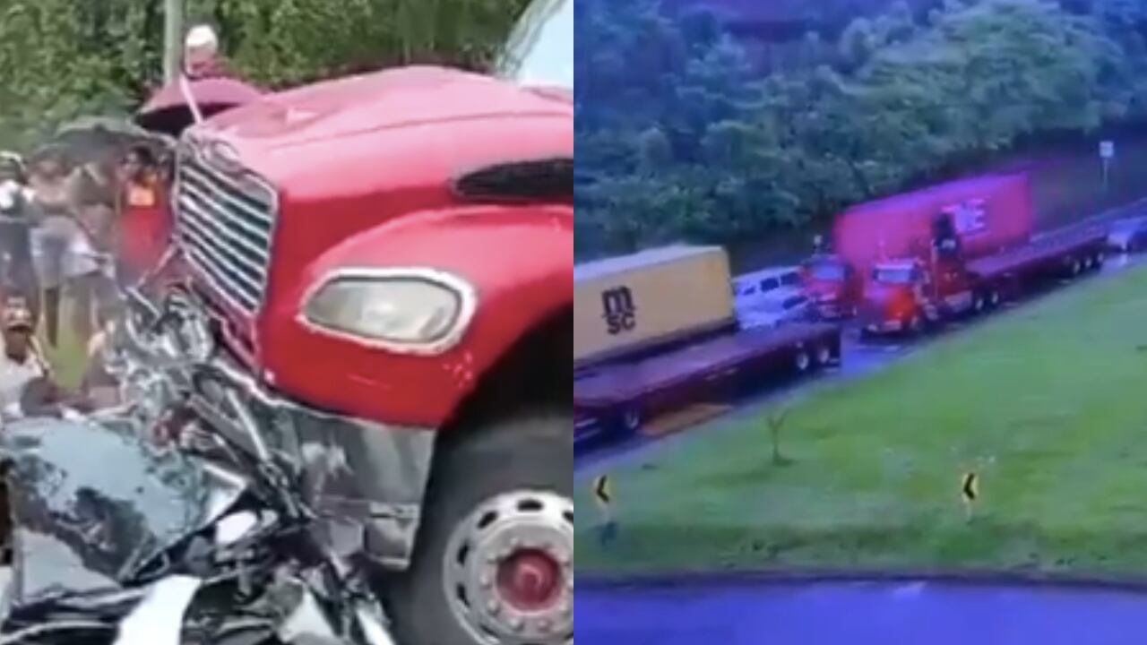 El accidente en vía a Buenaventura.