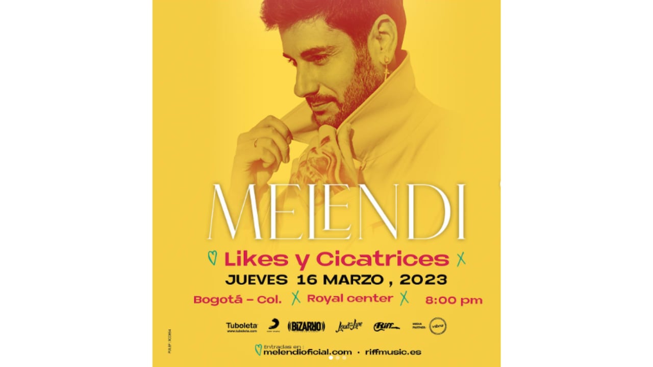 Melendi en Colombia