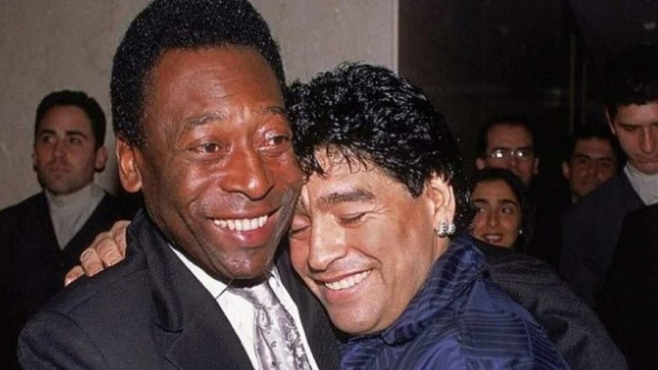 Pelé y Mardona