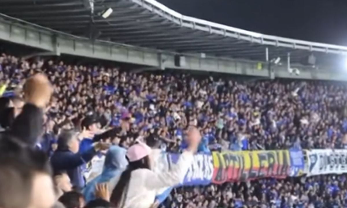 Cánticos de los hinchas de Millonarios.