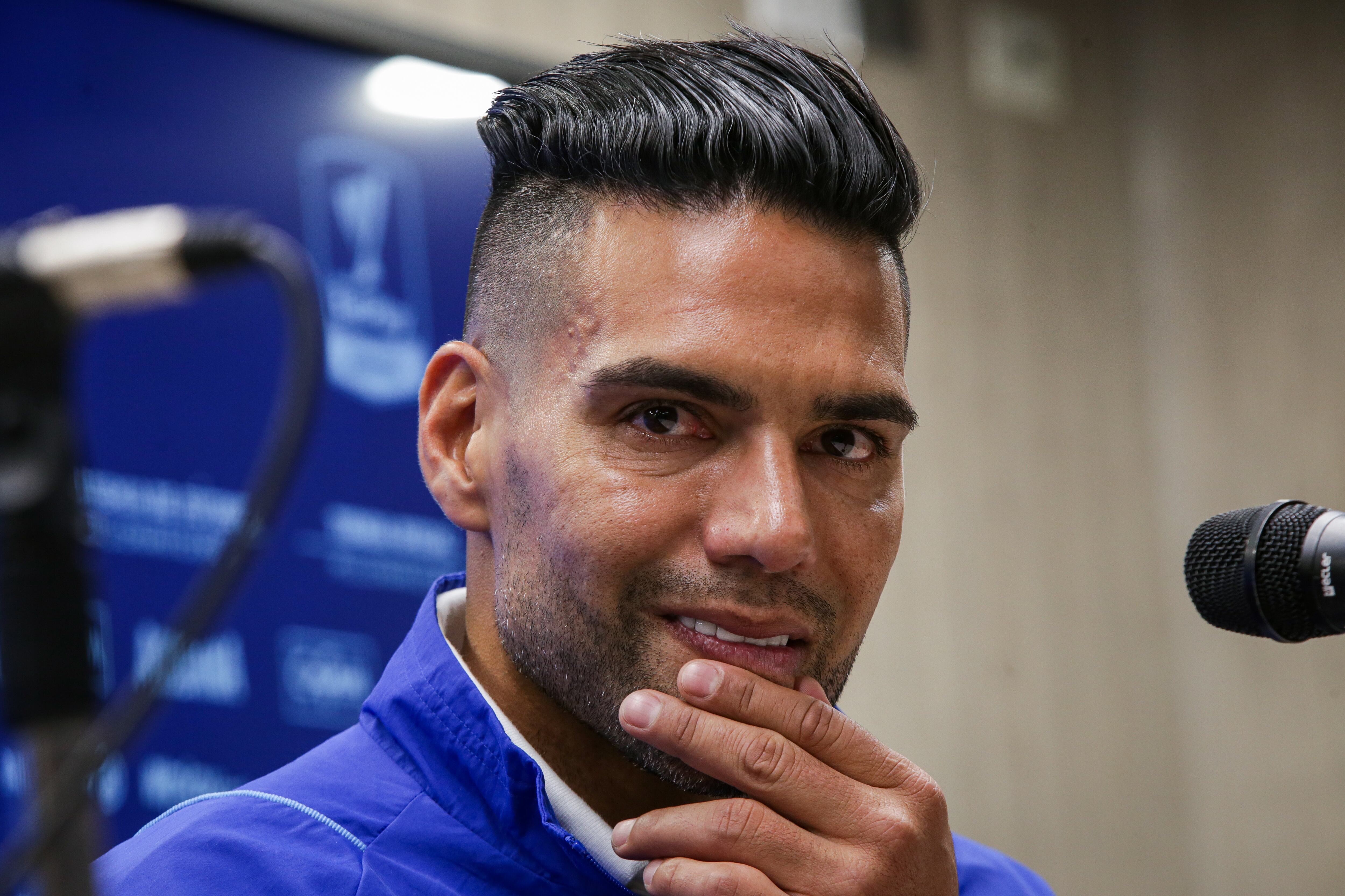 Bogotá. Julio 16 de 2024. Presentación del nuevo jugador de Millonarios FC, Radamel Falcao Garcí, en el estadio Nemesio Camacho el Campin. (Colprensa - Mariano Vimos)