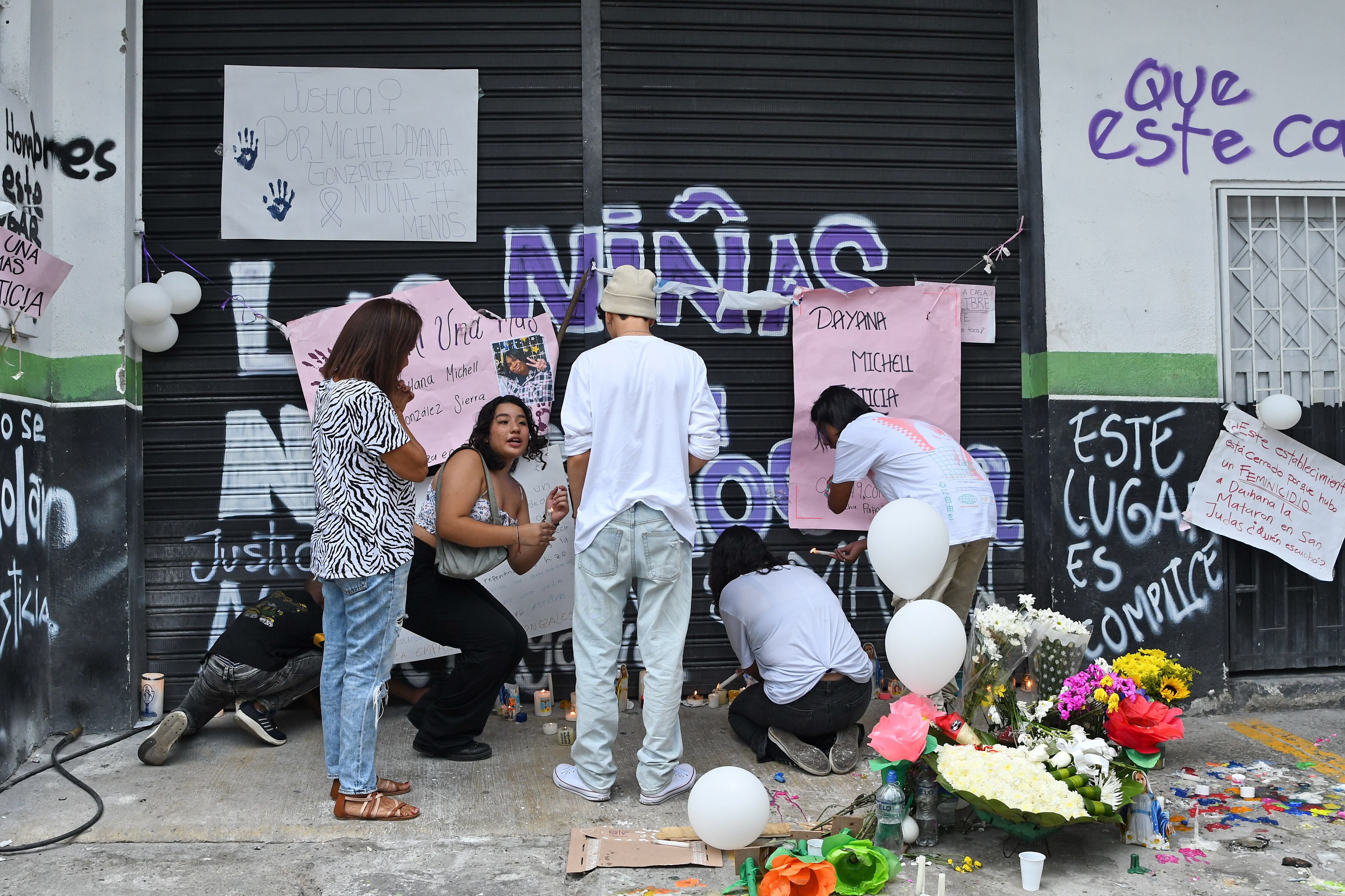 Familiares, amigos y vecinos de Michelle Dayana realizaron este domingo 10 de diciembre una nueva manifestación en el lugar donde ocurrió el homicidio.