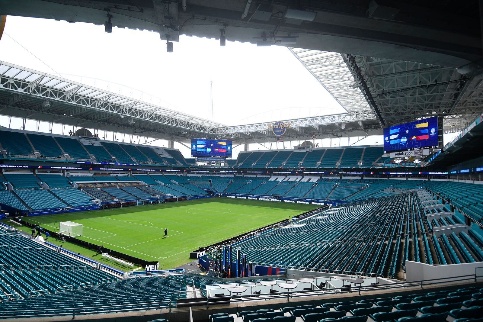 El estadio Hard Rock de Miami. Un escenario utilizado principalmente para los partidos de fútbol americano, pero también para acoger los grandes eventos del fútbol tradicional.