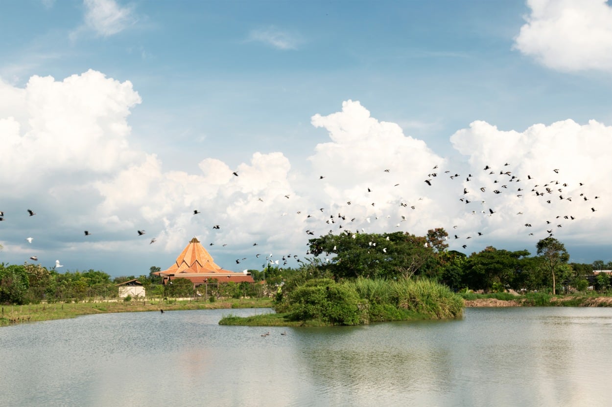 Casa de Adoración Bahá'í de Colombia, en el Valle del Cauca.