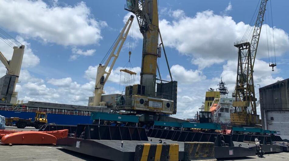 El material será transportado en más de cien camiones.