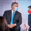 Iván Duque y Claudia López