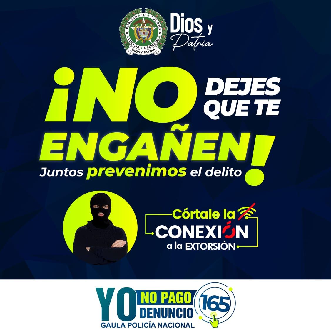 Extorsión en Caldas